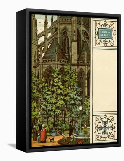 Rouen-Thomas Crane-Framed Stretched Canvas