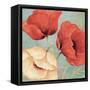 Rouge and Blanc I-Daphne Brissonnet-Framed Stretched Canvas