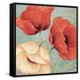 Rouge and Blanc I-Daphne Brissonnet-Framed Stretched Canvas