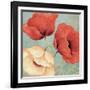 Rouge and Blanc I-Daphne Brissonnet-Framed Art Print