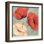 Rouge and Blanc I-Daphne Brissonnet-Framed Art Print