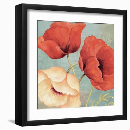 Rouge and Blanc I-Daphne Brissonnet-Framed Art Print