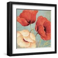 Rouge and Blanc I-Daphne Brissonnet-Framed Art Print