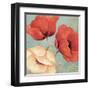 Rouge and Blanc I-Daphne Brissonnet-Framed Art Print