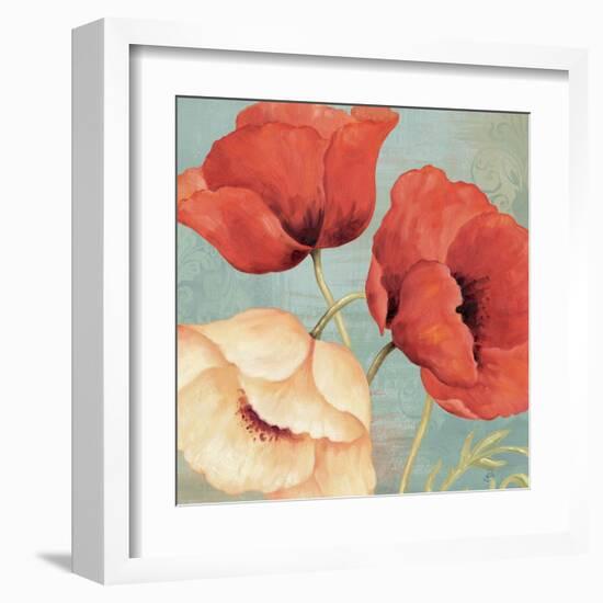 Rouge and Blanc I-Daphne Brissonnet-Framed Art Print