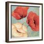 Rouge and Blanc I-Daphne Brissonnet-Framed Art Print