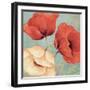 Rouge and Blanc I-Daphne Brissonnet-Framed Art Print