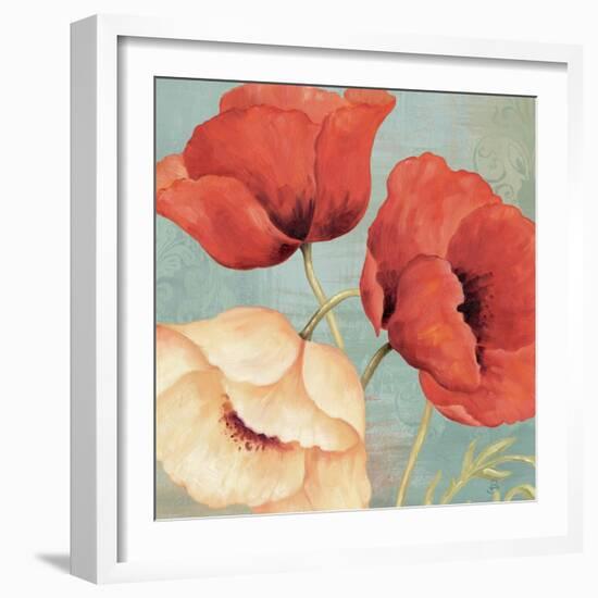 Rouge and Blanc I-Daphne Brissonnet-Framed Art Print