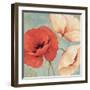 Rouge and Blanc II-Daphne Brissonnet-Framed Art Print