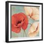 Rouge and Blanc II-Daphne Brissonnet-Framed Art Print