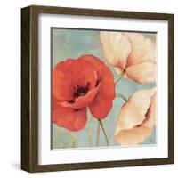 Rouge and Blanc II-Daphne Brissonnet-Framed Art Print