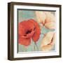 Rouge and Blanc II-Daphne Brissonnet-Framed Art Print