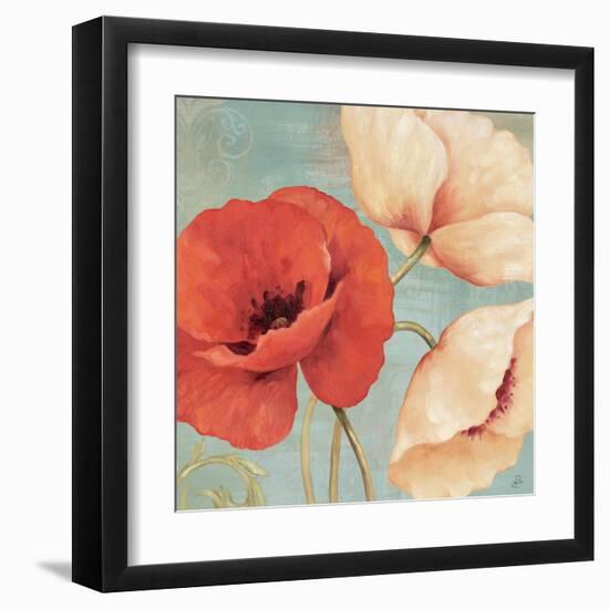 Rouge and Blanc II-Daphne Brissonnet-Framed Art Print