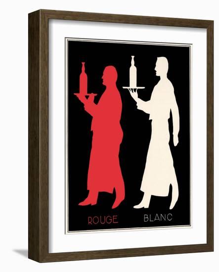 Rouge & Blanc-null-Framed Art Print