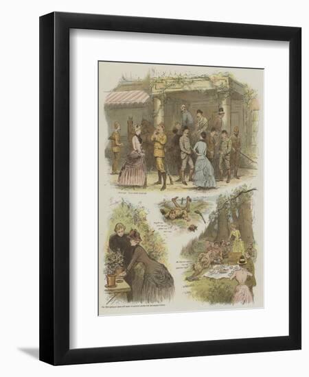 Rouge Et Noir, or Black Wins, Extracts from Miss Pettifer's Diary-null-Framed Premium Giclee Print