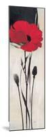 Rouge Floral 1-Ivo-Mounted Premium Giclee Print