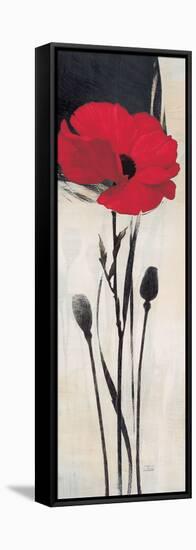 Rouge Floral 1-Ivo-Framed Stretched Canvas