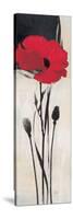 Rouge Floral 1-Ivo-Stretched Canvas