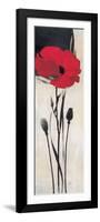 Rouge Floral 1-Ivo-Framed Art Print