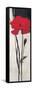 Rouge Floral 2-Ivo-Framed Stretched Canvas