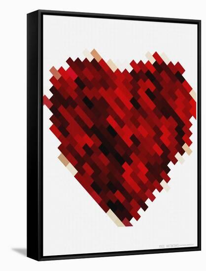 Rouge Heart-Natasha Wescoat-Framed Stretched Canvas