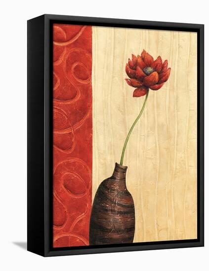 Rouge III-Delphine Corbin-Framed Stretched Canvas