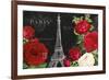 Rouge Paris I Black-Katie Pertiet-Framed Art Print