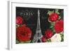 Rouge Paris I Black-Katie Pertiet-Framed Art Print