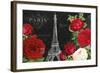 Rouge Paris I Black-Katie Pertiet-Framed Art Print