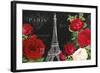 Rouge Paris I Black-Katie Pertiet-Framed Art Print