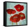 Rouge Pavots I-Lanie Loreth-Framed Stretched Canvas