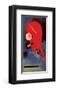 Rouge-Wassily Kandinsky-Framed Premium Giclee Print