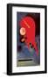 Rouge-Wassily Kandinsky-Framed Premium Giclee Print