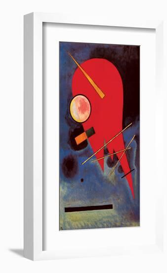 Rouge-Wassily Kandinsky-Framed Premium Giclee Print