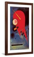 Rouge-Wassily Kandinsky-Framed Premium Giclee Print