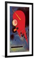 Rouge-Wassily Kandinsky-Framed Premium Giclee Print