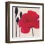 Rouge-Ivo-Framed Art Print