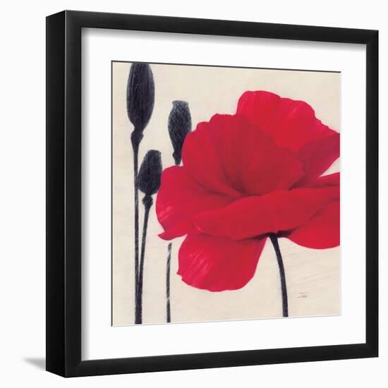 Rouge-Ivo-Framed Art Print