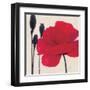 Rouge-Ivo-Framed Art Print