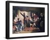 Rouget De Lisle (1760-1836) Singing the Marseillaise at the Home of Dietrich, Mayor of Strasbourg-Isidore Pils-Framed Giclee Print