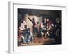 Rouget De Lisle (1760-1836) Singing the Marseillaise at the Home of Dietrich, Mayor of Strasbourg-Isidore Pils-Framed Giclee Print