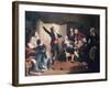 Rouget De Lisle (1760-1836) Singing the Marseillaise at the Home of Dietrich, Mayor of Strasbourg-Isidore Pils-Framed Giclee Print