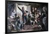 Rouget De Lisle Singing the Marseillaise, 1892-Henri Meyer-Framed Giclee Print