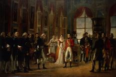 The Marriage Ceremony of Napoleon I and Archduchess Marie-Louis on 2nd April 1810-Rouget-Mounted Giclee Print