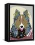 Rough Collie-Lanre Adefioye-Framed Stretched Canvas