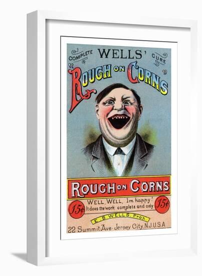 Rough On Corns-null-Framed Art Print