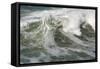 Rough Pacific Ocean Waves-Andy Dean Photography-Framed Stretched Canvas