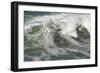 Rough Pacific Ocean Waves-Andy Dean Photography-Framed Photographic Print