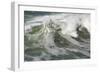 Rough Pacific Ocean Waves-Andy Dean Photography-Framed Photographic Print