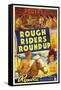 ROUGH RIDERS ROUND-UP, Roy Rogers, Trigger, Lynne Roberts [aka Mary Hart], 1939-null-Framed Stretched Canvas